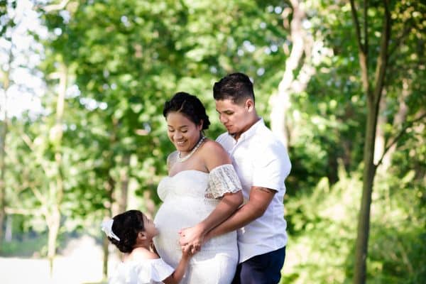 summer maternity session